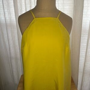 Lilly Pulitzer Rae Silk Yellow Halter Top